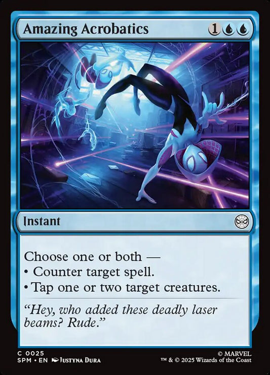 MTG Card Title: Amazing Acrobatics SPM/25