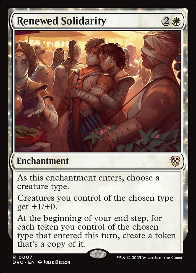 MTG Card Title: Renewed Solidarity DRC/7