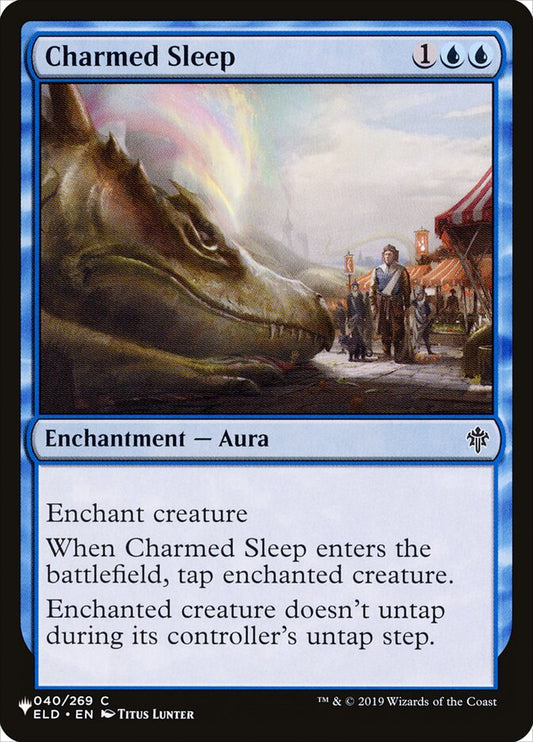 MTG Card Title: Charmed Sleep PLST/ELD-40