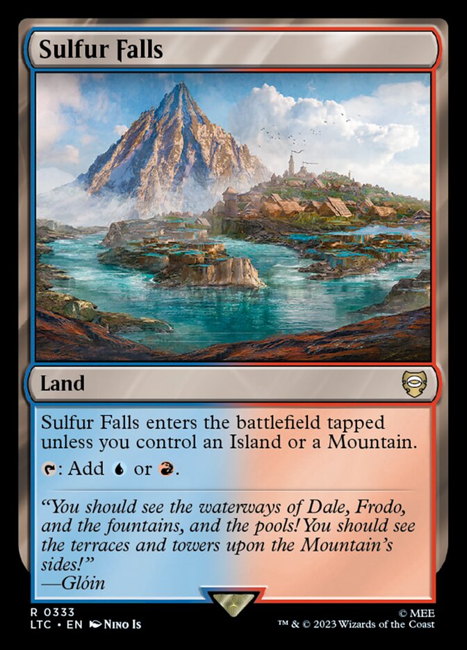 MTG Card Title: Sulfur Falls LTC/333