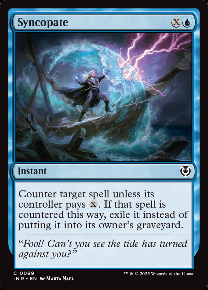 MTG Card Title: Syncopate INR/89