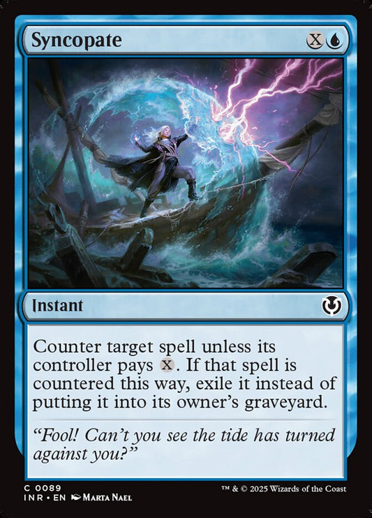 MTG Card Title: Syncopate INR/89