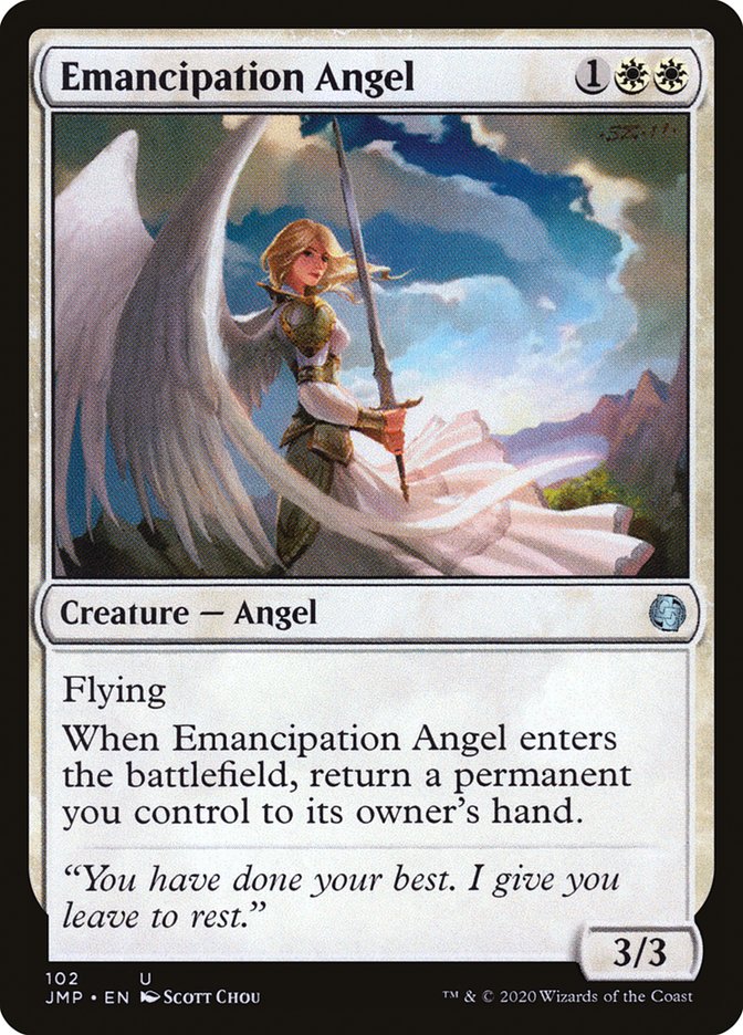 MTG Card Title: Emancipation Angel JMP/102