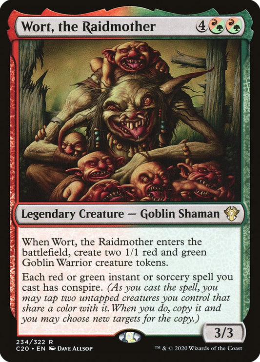 MTG Card Title: Wort, the Raidmother C20/234