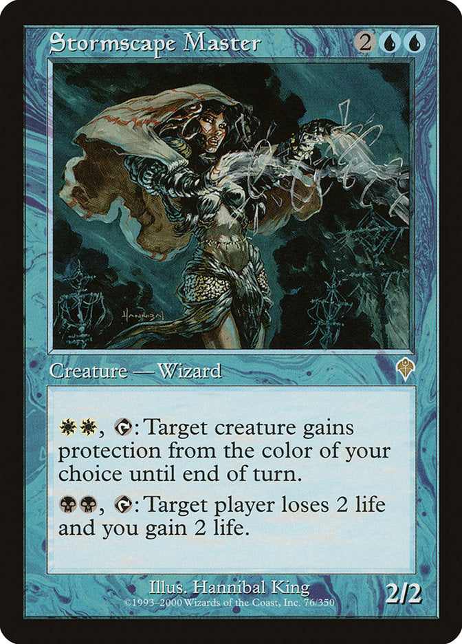MTG Card Title: Stormscape Master INV/76