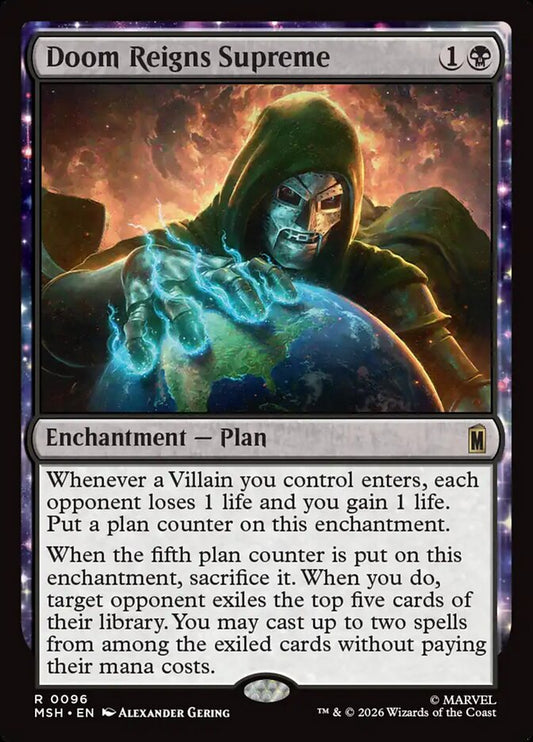 MTG Card Title: Doom Reigns Supreme MSH/96
