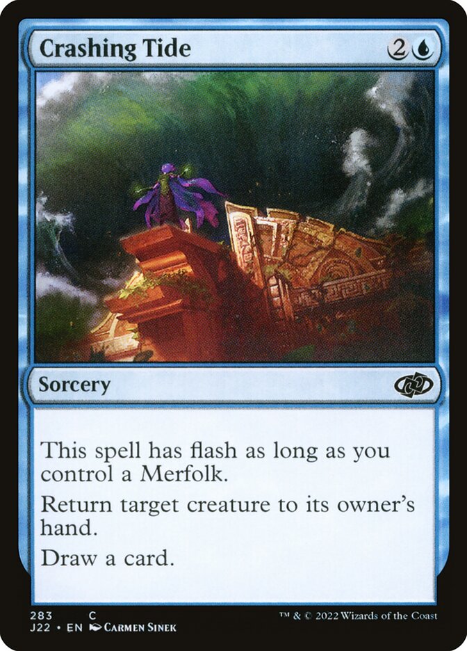 MTG Card Title: Crashing Tide J22/283