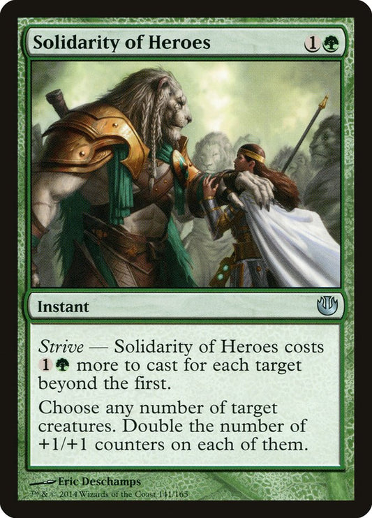 MTG Card Title: Solidarity of Heroes JOU/141