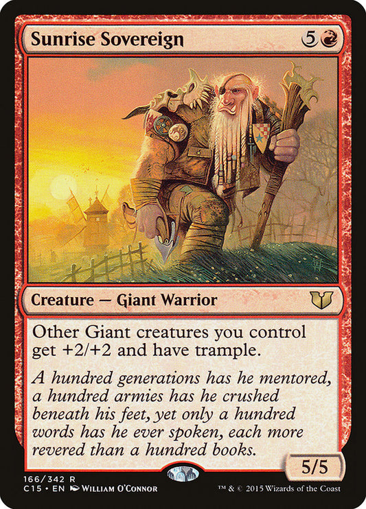 MTG Card Title: Sunrise Sovereign C15/166