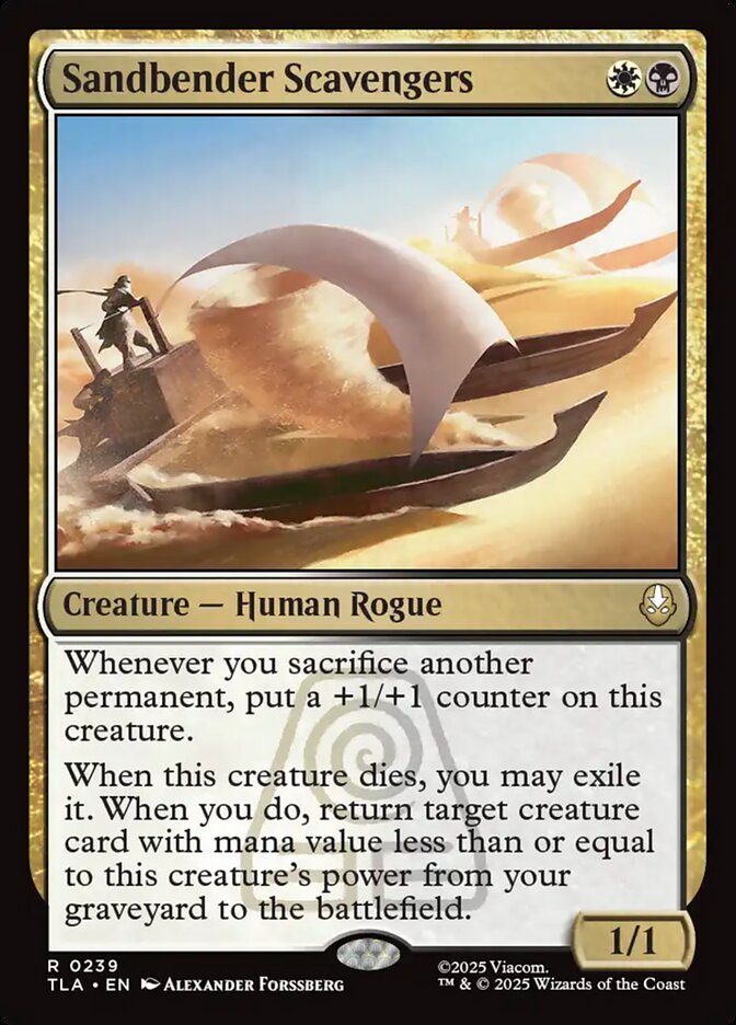 MTG Card Title: Sandbender Scavengers TLA/239