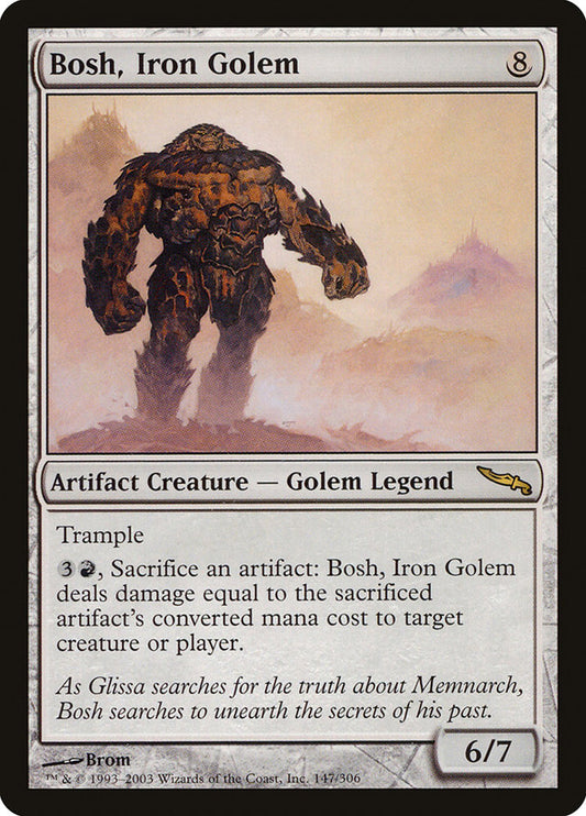 MTG Card Title: Bosh, Iron Golem MRD/147