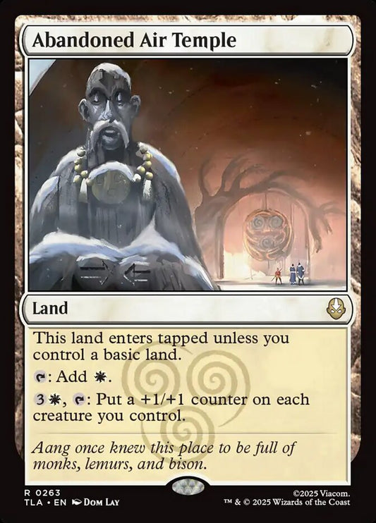 MTG Card Title: Abandoned Air Temple TLA/263