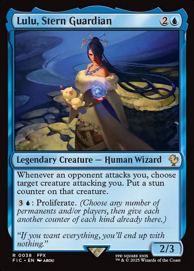 MTG Card Title: Lulu, Stern Guardian FIC/38