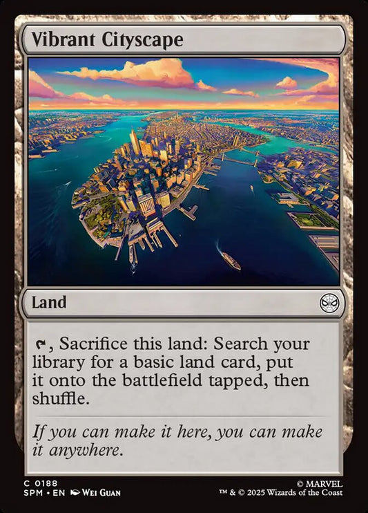 MTG Card Title: Vibrant Cityscape SPM/188
