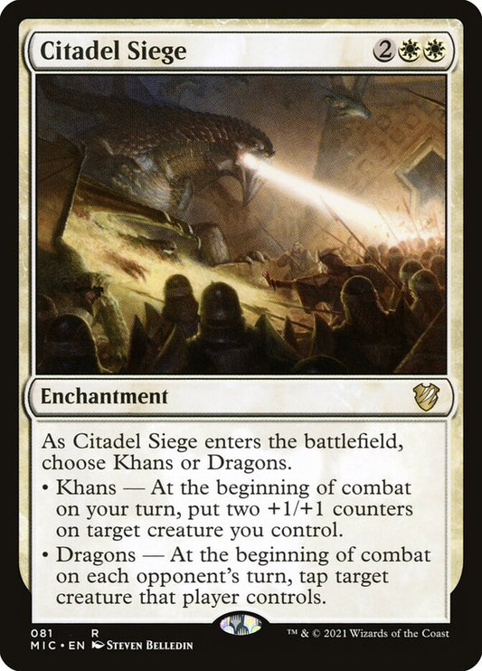 MTG Card Title: Citadel Siege MIC/81