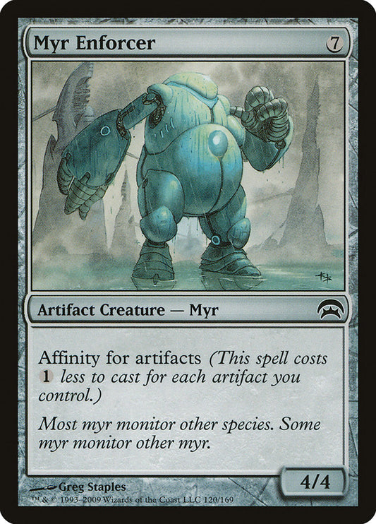 MTG Card Title: Myr Enforcer HOP/120