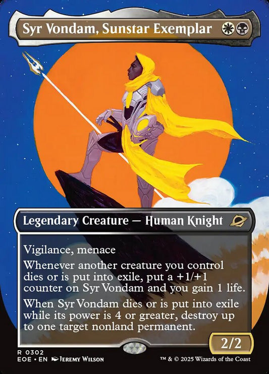 MTG Card Title: Syr Vondam, Sunstar Exemplar EOE/302
