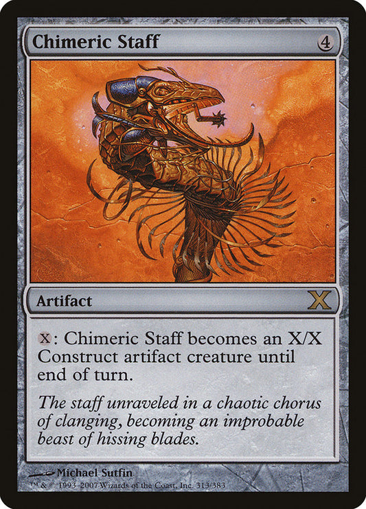 MTG Card Title: Chimeric Staff 10E/313