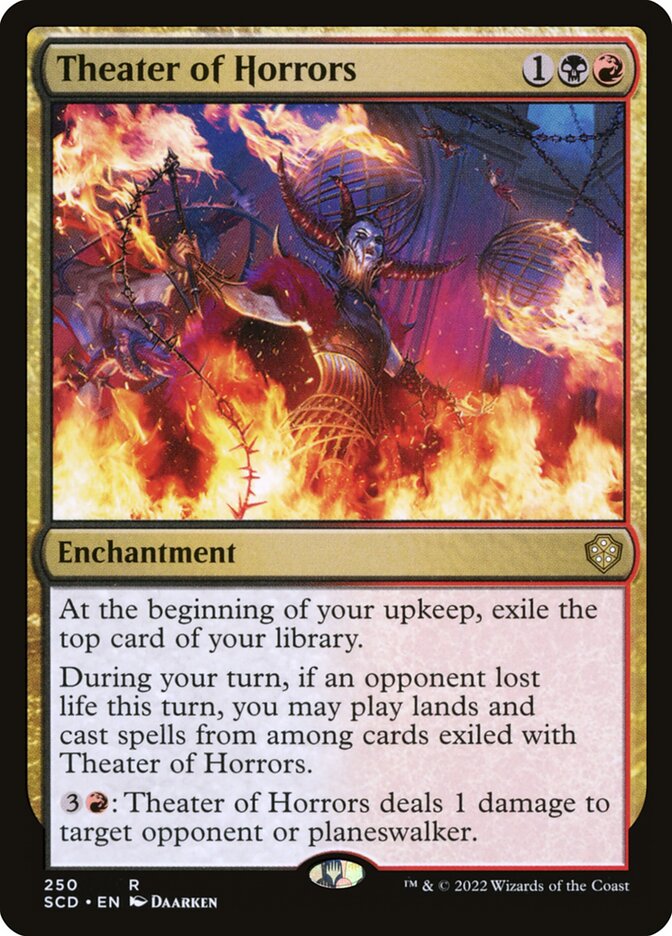 MTG Card Title: Theater of Horrors SCD/250