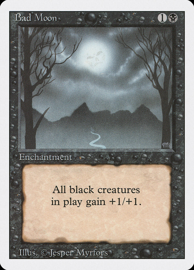 MTG Card Title: Bad Moon 3ED/94