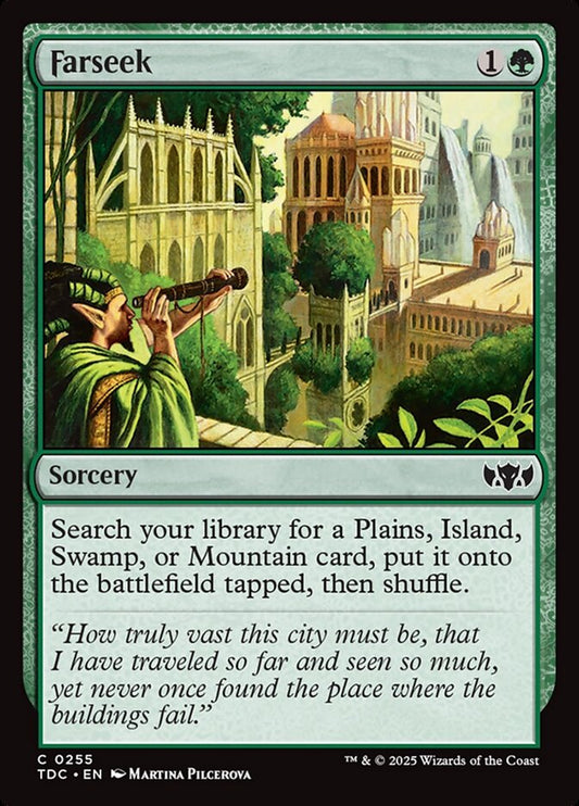 MTG Card Title: Farseek TDC/255