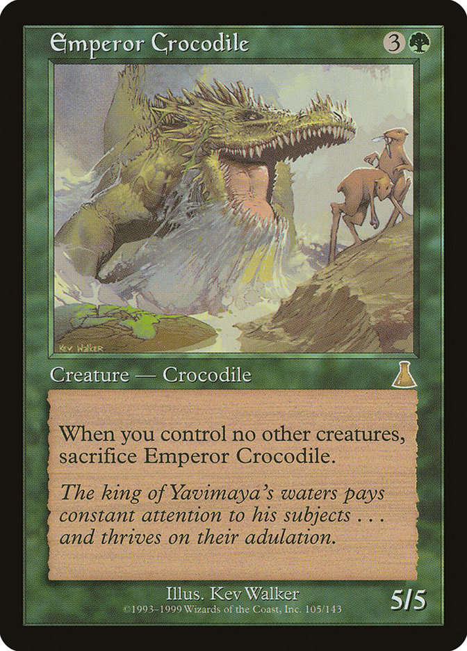 MTG Card Title: Emperor Crocodile UDS/105