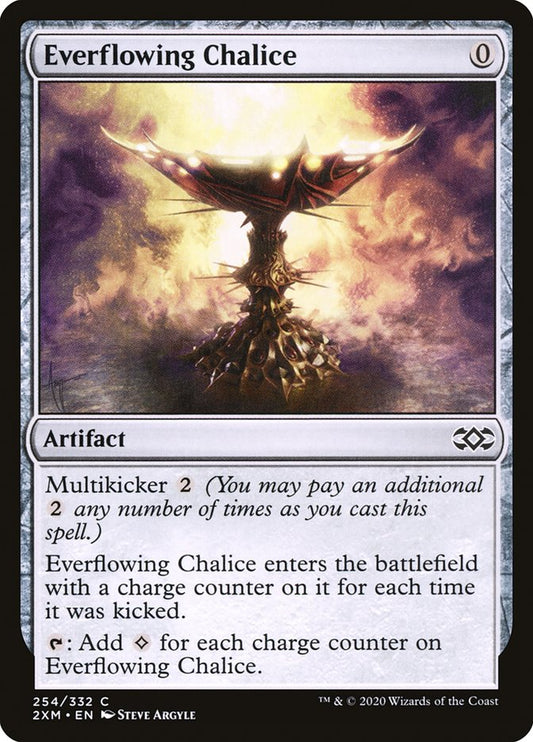 MTG Card Title: Everflowing Chalice 2XM/254
