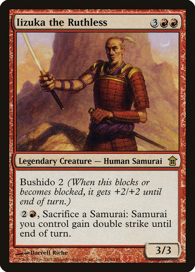 MTG Card Title: Iizuka the Ruthless SOK/104