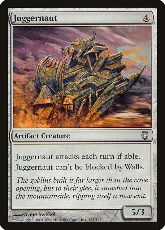 MTG Card Title: Juggernaut DST/125