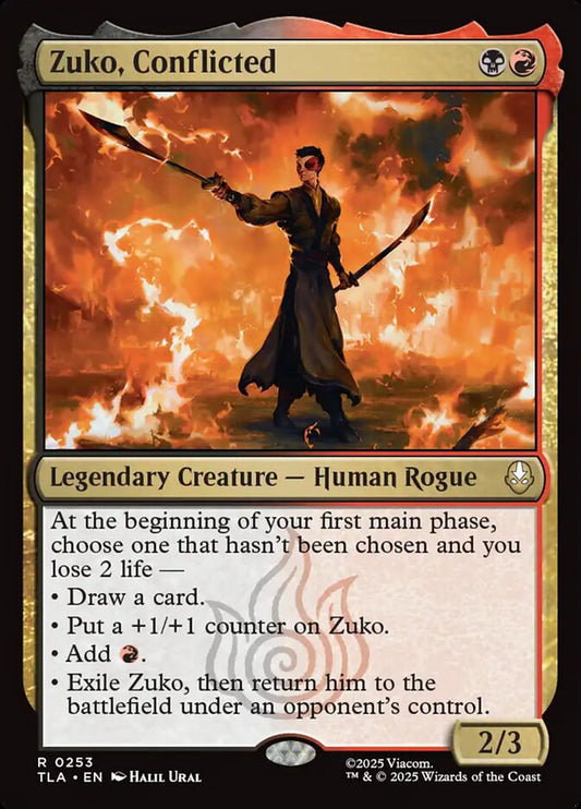 MTG Card Title: Zuko, Conflicted TLA/253