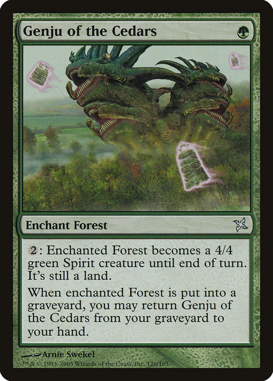 MTG Card Title: Genju of the Cedars BOK/126