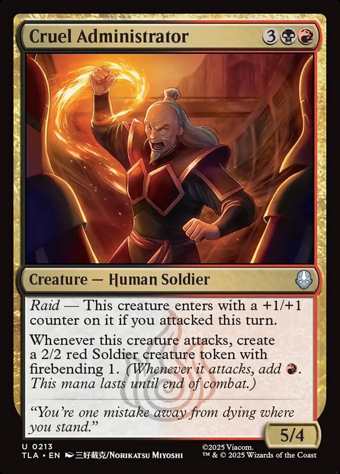 MTG Card Title: Cruel Administrator TLA/213