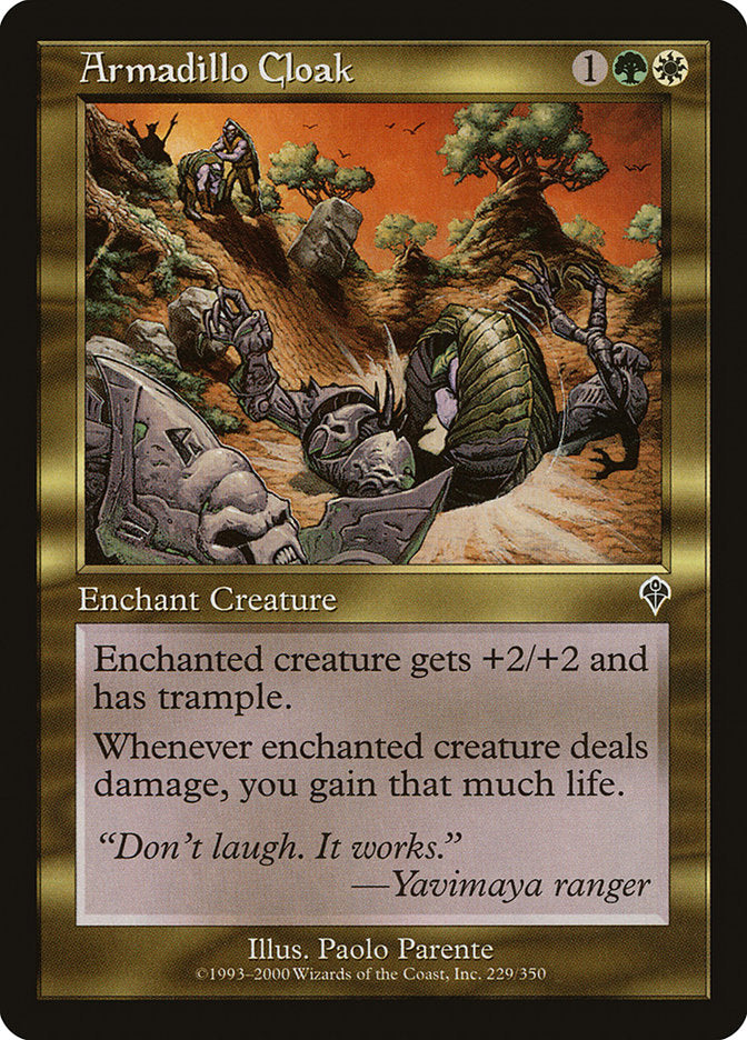 MTG Card Title: Armadillo Cloak INV/229
