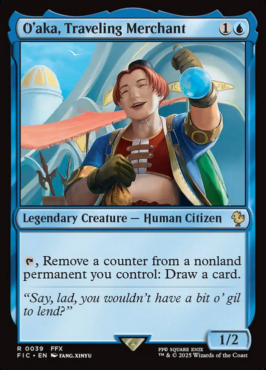 MTG Card Title: O'aka, Traveling Merchant FIC/39