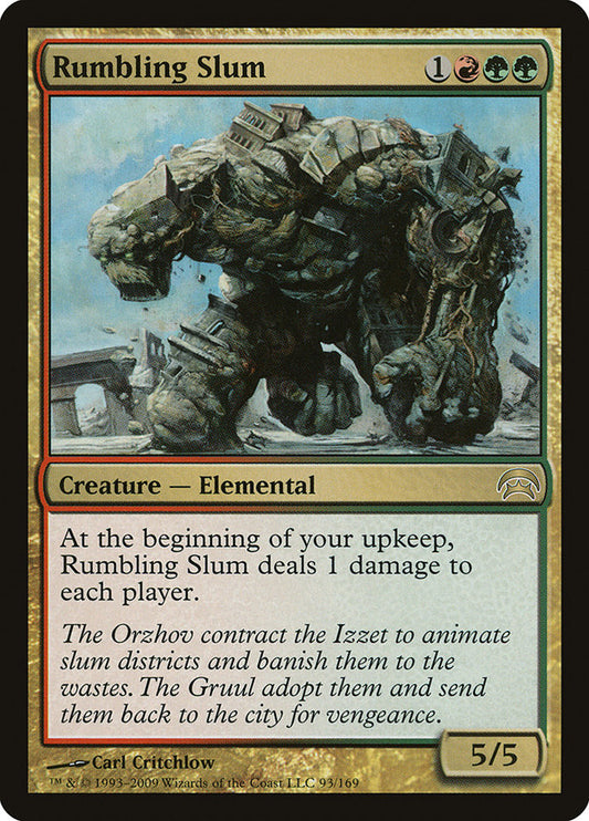 MTG Card Title: Rumbling Slum HOP/93