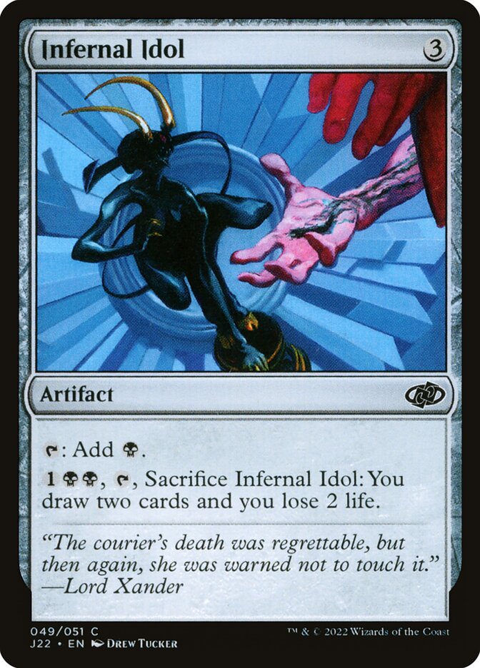 MTG Card Title: Infernal Idol J22/49