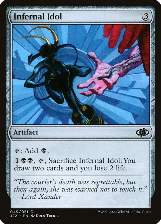 MTG Card Title: Infernal Idol J22/49
