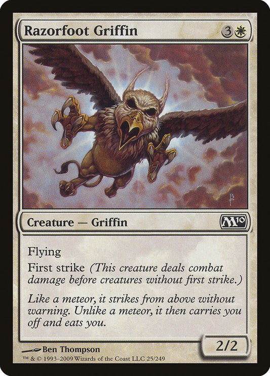 MTG Card Title: Razorfoot Griffin M10/25