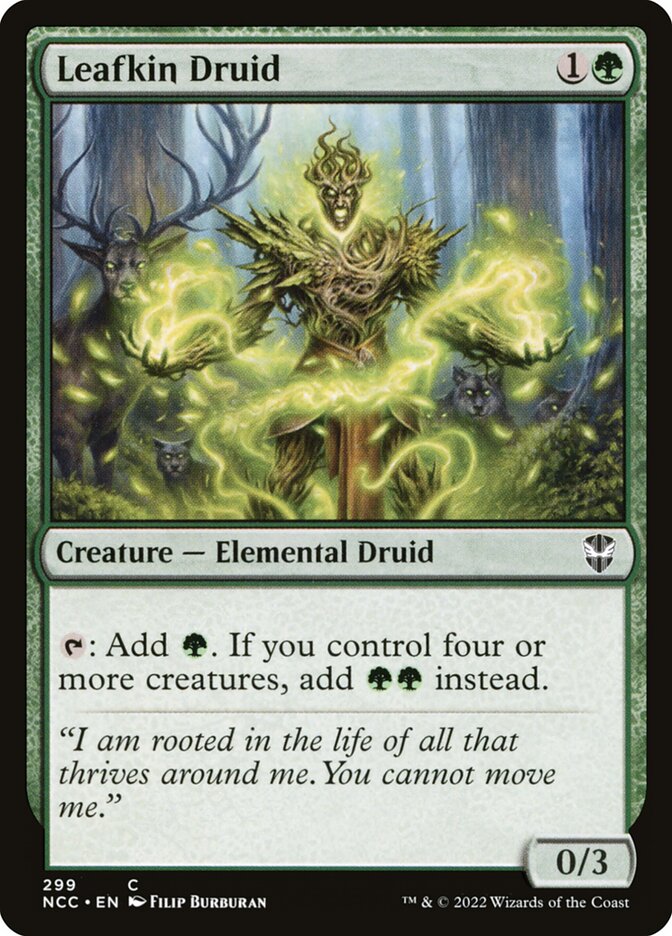 MTG Card Title: Leafkin Druid NCC/299