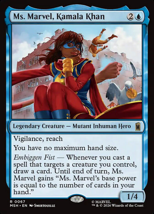 MTG Card Title: Ms. Marvel, Kamala Khan MSH/67