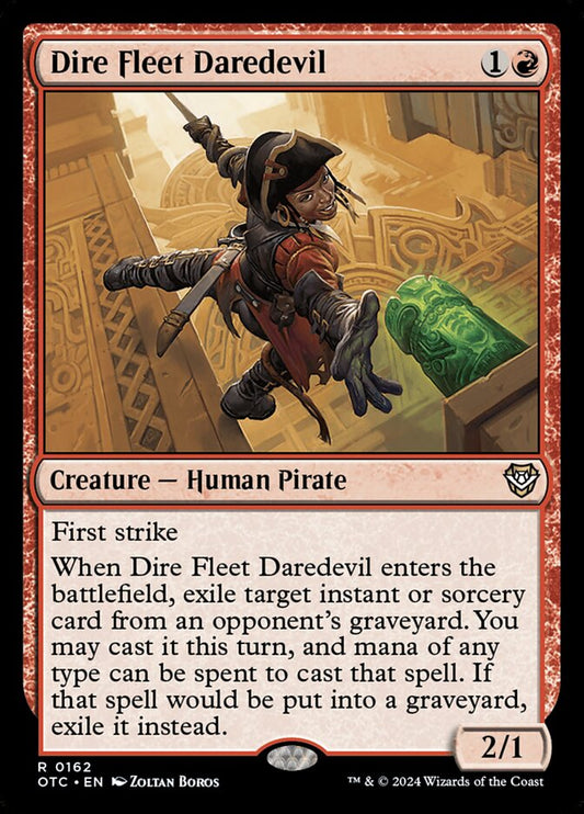 MTG Card Title: Dire Fleet Daredevil OTC/162
