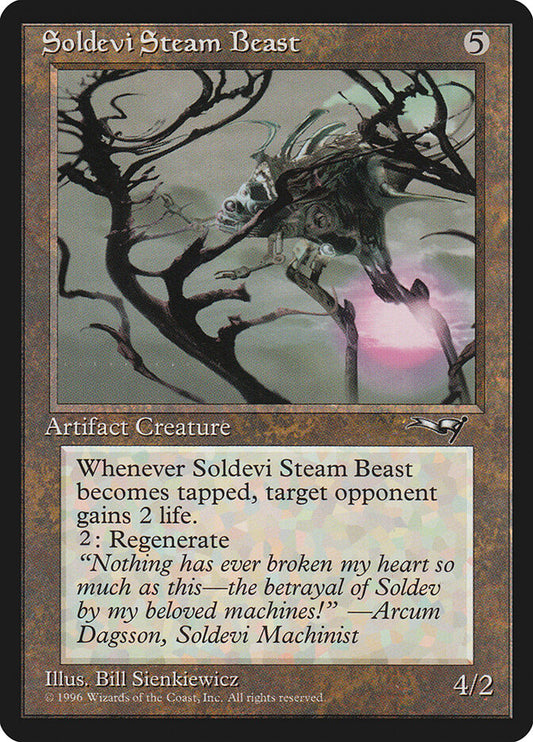 MTG Card Title: Soldevi Steam Beast ALL/133b