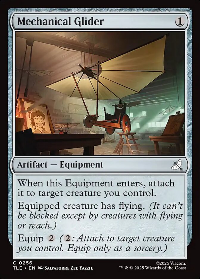 MTG Card Title: Mechanical Glider TLE/256