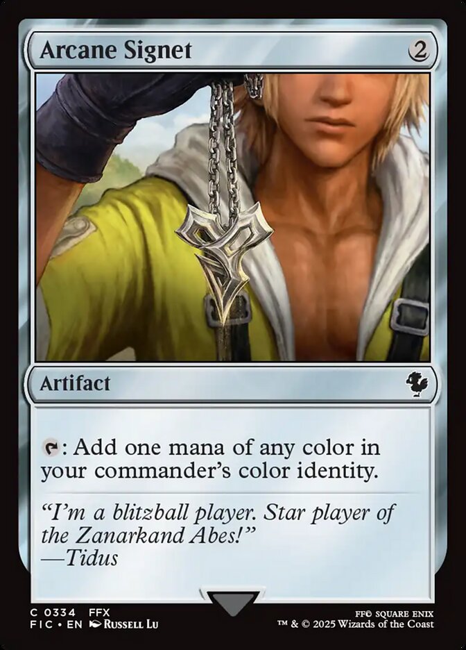 MTG Card Title: Arcane Signet FIC/334