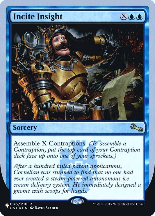 MTG Card Title: Incite Insight ULST/16