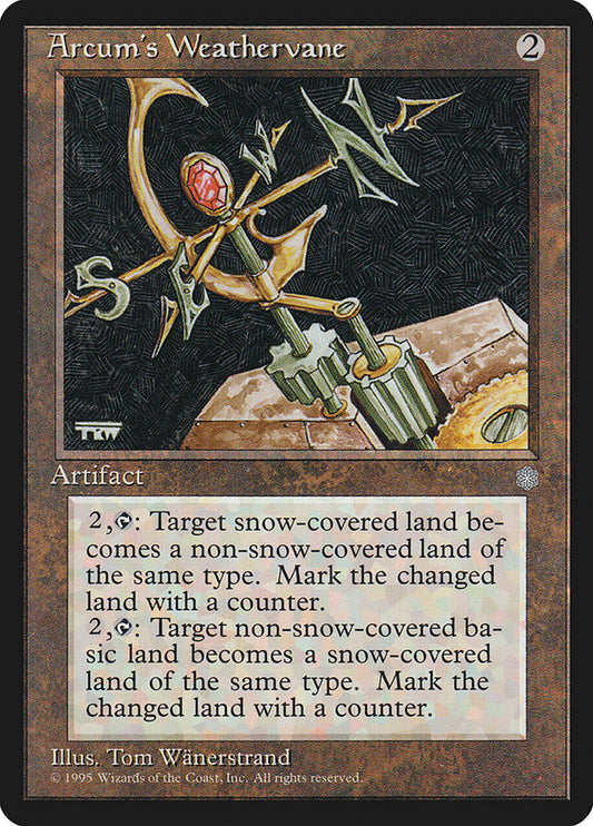 MTG Card Title: Arcum's Weathervane ICE/310