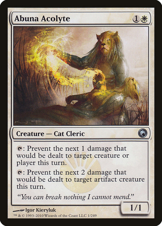 MTG Card Title: Abuna Acolyte SOM/1