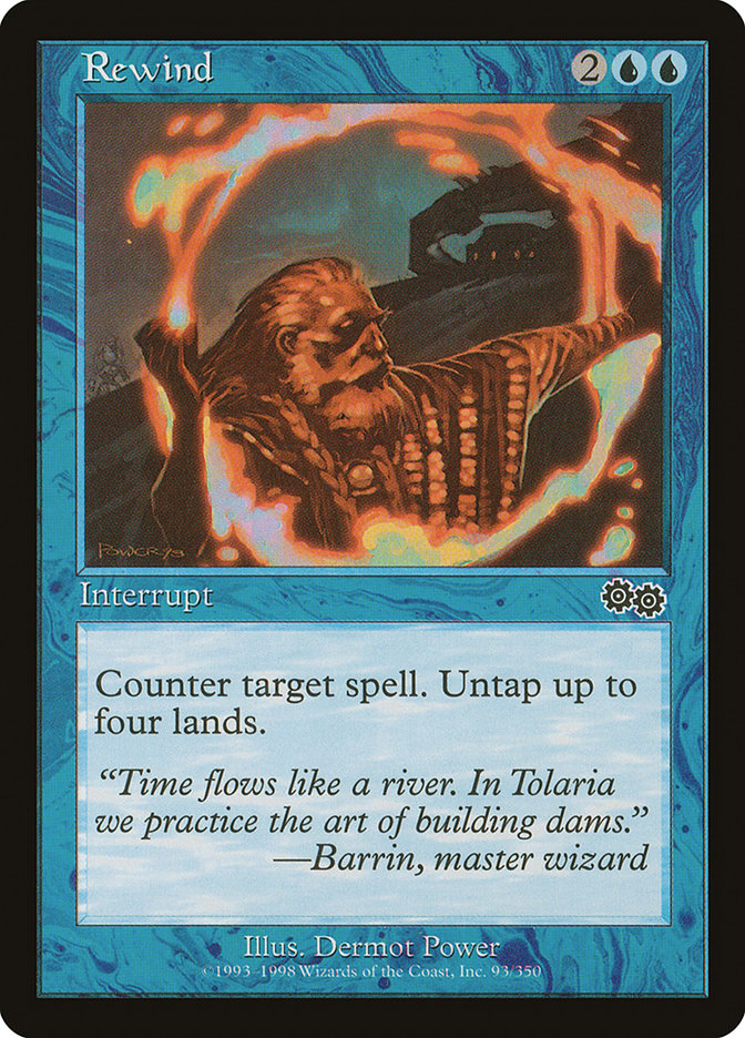 MTG Card Title: Rewind USG/93