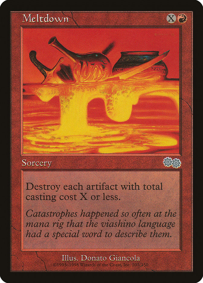 MTG Card Title: Meltdown USG/203