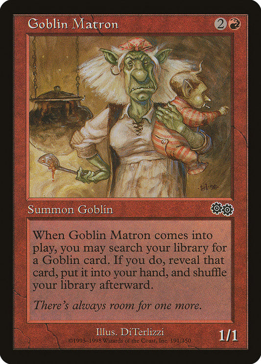 MTG Card Title: Goblin Matron USG/191